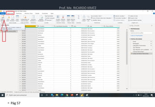 Prof. Me. RICARDO KRATZ
 Pág 57
Atividade
• Atividade de Power BI
 
