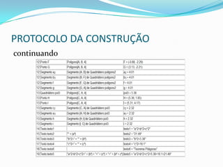PROTOCOLO DA CONSTRUÇÃOcontinuando