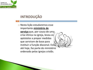 Dons Ministeriais | Três aulas