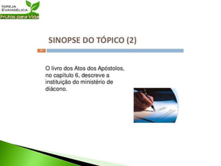 Dons Ministeriais | Três aulas