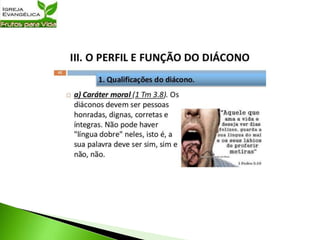 Dons Ministeriais | Três aulas