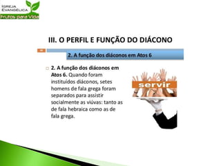 Dons Ministeriais | Três aulas