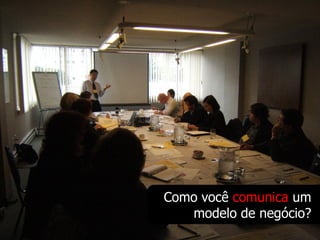 Como você comunica um
   modelo de negócio?
 