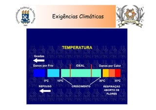 Exigências Climáticas
 