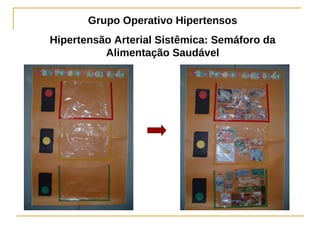 Grupo Operativo Hipertensos
Hipertensão Arterial Sistêmica: Semáforo da
          Alimentação Saudável
 