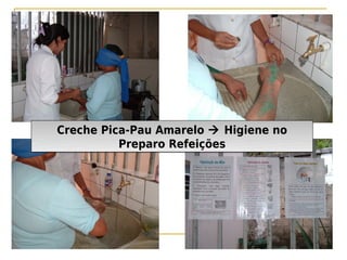Creche Pica-Pau Amarelo  Higiene no
          Preparo Refeições
 