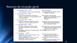 Resumo da situação geral
4
 