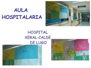 AULA  HOSPITALARIA HOSPITAL  XERAL-CALDE  DE LUGO 