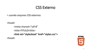 CSS – Cascading Style Sheets 
24 
http://www.w3schools.com/css/tryit.asp?filename=trycss_syntax_element 
 