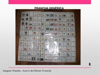 Imagem: Prancha - Acervo da Oficina Vivencial 
PRANCHA GENÉRICA 
6  