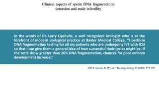 Lipschultz Larry Aula Indice de Fragmentação de DNA espermático: como avaliar e tratar ...