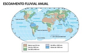 ESCOAMENTO FLUVIAL ANUAL
 