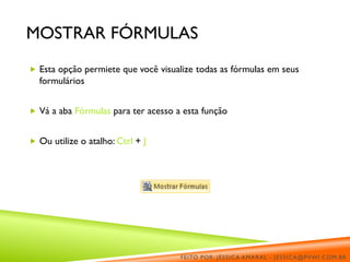 Visualize Formulas Aula III - Excel | PDF