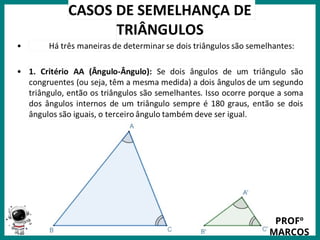 Prof.: Rodrigo Carvalho
PROFº
MARCOS
 
