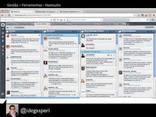 Gestão	
  –	
  Ferramentas	
  -­‐	
  Hootsuite	
  
 