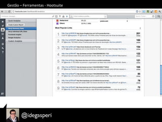Gestão	
  –	
  Ferramentas	
  -­‐	
  Hootsuite	
  
 