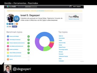 Gestão	
  –	
  Ferramentas	
  -­‐	
  Peerindex	
  
	
  
 
