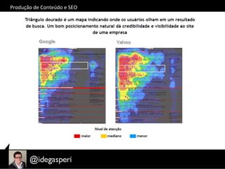 Produção	
  de	
  Conteúdo	
  e	
  SEO	
  
 