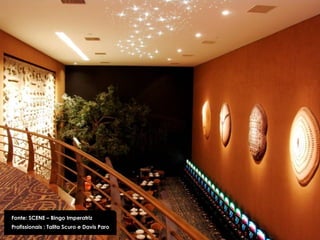 Fonte: SCENE – Bingo Imperatriz
Profissionais : Talita Scuro e Davis Paro
 