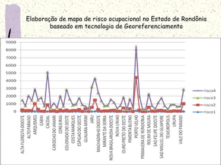 Elaboração de mapa de risco ocupacional no Estado de Rondônia
baseado em tecnologia de Georeferenciamento
 