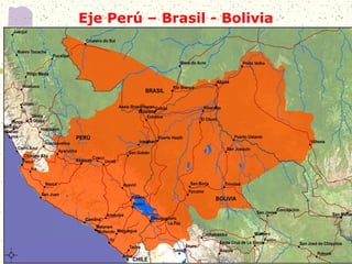Eje Perú – Brasil - Bolivia
 