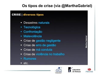 Os tipos de crise (via @MarthaGabriel)
 