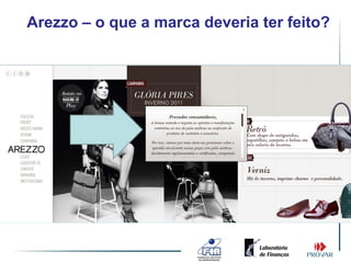Arezzo – o que a marca deveria ter feito?
 