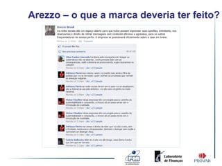 Arezzo – o que a marca deveria ter feito?
 