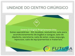 UNIDADE DO CENTRO CIRÚRGICO
 
