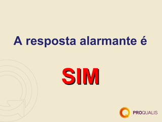 A resposta alarmante é


       SIM
 