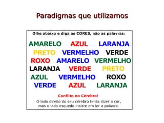 Paradigmas que utilizamos
 