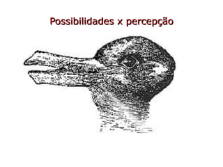 Possibilidades x percepção
 