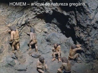 HOMEM – animal de natureza gregária.

 