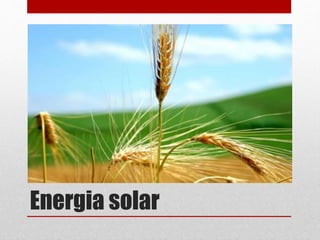 Energia solar
 