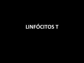 LINFÓCITOS T
 