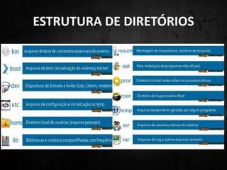 ESTRUTURA DE DIRETÓRIOS
 