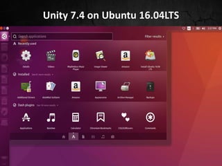 Unity 7.4 on Ubuntu 16.04LTS
 
