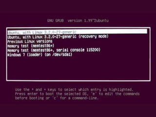 Aula 3 - Sistemas operacionais - Linux