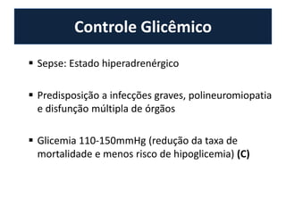 Parâmetros adequados de volemia (PVC > 8mmHg ou PCP >12 mmHg)