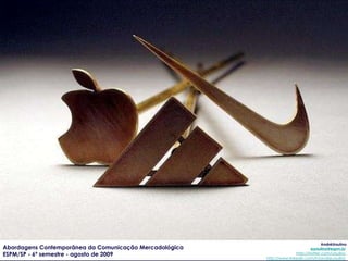 “ Houve um tempo em que criar, construir e comercializar marcas com sucesso não exigia inspiração infinita nem capital ilimitado. A demanda excedia a oferta e os mercados eram bem distintos.  De modo geral, os produtos eram fisicamente diferentes uns dos outros e as marcas se construíam sobre aquelas diferenças. (...). Mas quando a concorrência alcançou certo patamar, (...) não importava a eficácia dos sistemas de produção e distribuição de refrigerantes nem a tecnologia dos processos de lavar a seco, seus concorrentes podiam imitá-los ou os reproduzir. As empresas descobriram que só tinham dois grandes caminhos estratégicos a seguir: reduzir seus preços ou  dar significado aos seus produtos ” . PEARSON e MARK (2001, 22) 