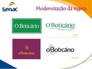 Modernização da marca
 