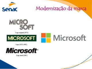 Modernização da marca
 