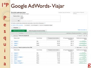 1ºP Google AdWords- Viajar

P
e
s
q
u
i
s
a
 
