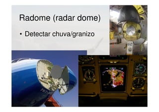 GeloGelo
• Condições favoráveis à formação: água eCondições favoráveis à formação: água e
temperatura abaixo do ponto de congelamentotemperatura abaixo do ponto de congelamento
• Gelo claro / cristalGelo claro / cristal
• Gelo amorfo / opaco / escarchaGelo amorfo / opaco / escarcha
• Gelo misto: combinação dos anterioresGelo misto: combinação dos anteriores
Estratiforme Cumuliforme
Claro ------- 0 e -10°C
Opaco 0 e -10°C -10 e -20°C
 