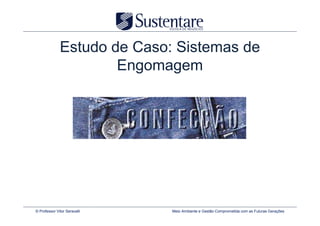 Estudo de Caso: Sistemas de
                      Engomagem




© Professor Vitor Seravalli   Meio Ambiente e Gestão Comprometida com as Futuras Gerações
 