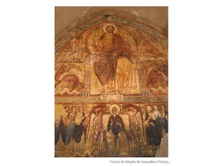 Fresco da Abadia de Lavaudieu França.
 