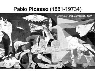 PabloPablo PicassoPicasso (1881-19734)(1881-19734)
“Guernica”. Pablo Picasso. 1937.
 