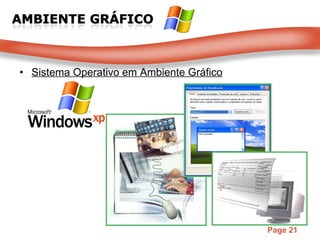 Sistema Operativo em Ambiente Gráfico 
