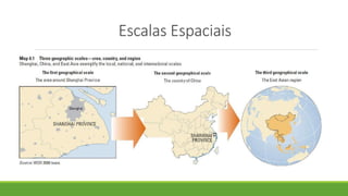 Escalas Espaciais
 