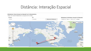 Distância: Interação Espacial
 